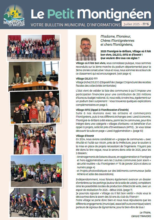 Le Petit Montignéen n°6 - juillet 2025
